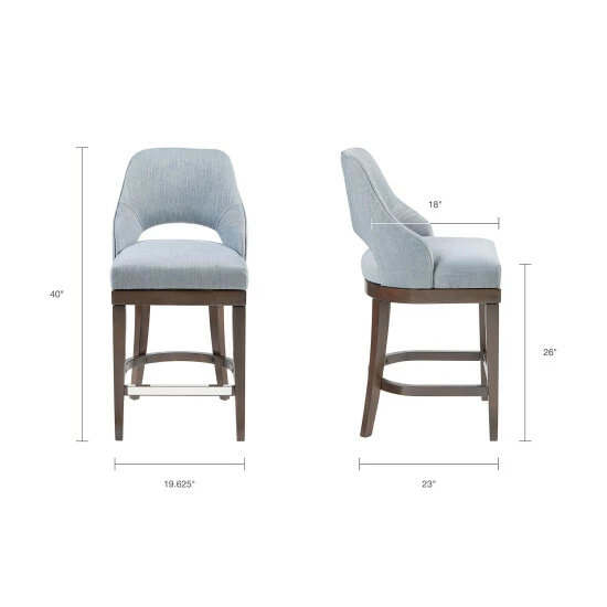 Coupon 🌟 Madison Park Marshall Counter Stool With 360 Degree Swivel Seat Cream ✨ 10 Coupon 🌟 Madison Park Marshall Counter Stool With 360 Degree Swivel Seat Cream ✨ - Image 8