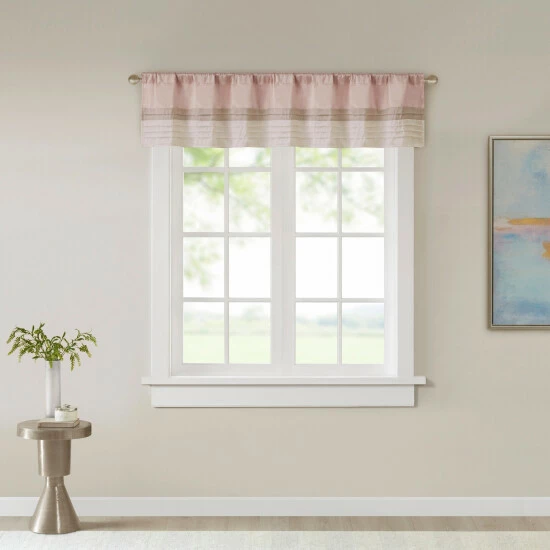 Wholesale ๐ Madison Park Eastridge Polyoni Pintuck Window Valance Red ๐งจ 3 Wholesale ๐ Madison Park Eastridge Polyoni Pintuck Window Valance Red ๐งจ