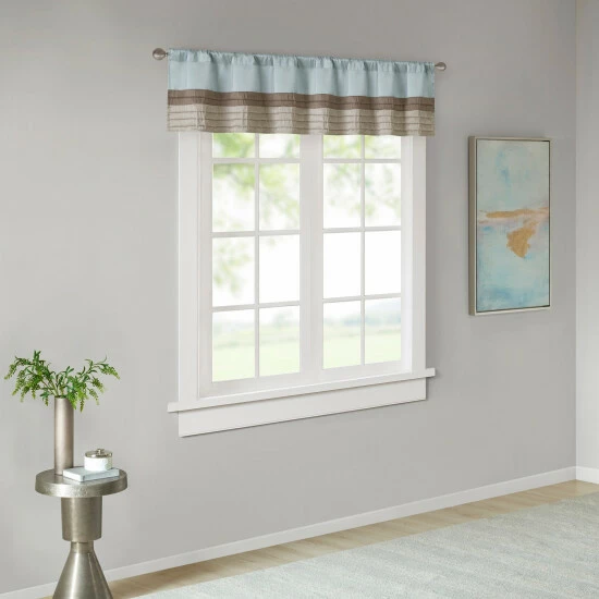 Wholesale ๐ Madison Park Eastridge Polyoni Pintuck Window Valance Red ๐งจ 5 Wholesale ๐ Madison Park Eastridge Polyoni Pintuck Window Valance Red ๐งจ - Image 3