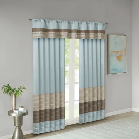 Wholesale ๐ Madison Park Eastridge Polyoni Pintuck Window Valance Red ๐งจ 8 Wholesale ๐ Madison Park Eastridge Polyoni Pintuck Window Valance Red ๐งจ - Image 6