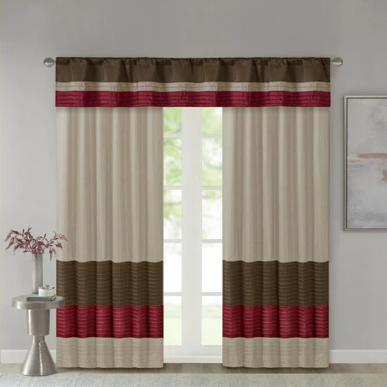 Wholesale ๐ Madison Park Eastridge Polyoni Pintuck Window Valance Red ๐งจ 12 Wholesale ๐ Madison Park Eastridge Polyoni Pintuck Window Valance Red ๐งจ - Image 10