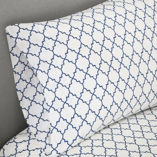 Best Sale ๐ Madison Park Essentials Cole Navy Reversible Complete Comforter Set With Cotton Bed Sheets ๐ 8 Best Sale ๐ Madison Park Essentials Cole Navy Reversible Complete Comforter Set With Cotton Bed Sheets ๐ - Image 6