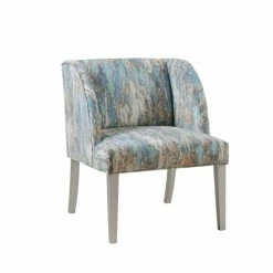 Best deal ✔️ Madison Park Zuma Gray/Blue Upholstered Wingback Accent Lounge Chair 😀 -Madison Park Sales unnamed file 5252