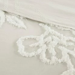 Budget 🌟 Madison Park Pansy Off White Tufted Cotton Chenille Floral Coverlet Set 😉 -Madison Park Sales unnamed file 5354