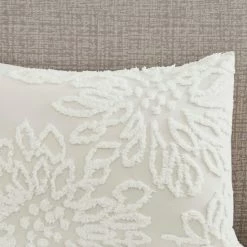 Budget 🌟 Madison Park Pansy Off White Tufted Cotton Chenille Floral Coverlet Set 😉 -Madison Park Sales unnamed file 5356