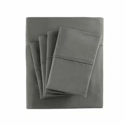 Cheap 🧨 Madison Park 800 Thread Count Cotton Blend Sateen Sheet Set Grey ⭐ -Madison Park Sales unnamed file 539