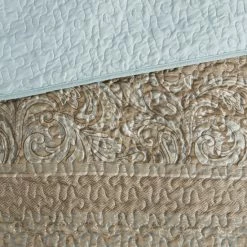 Deals 🛒 Madison Park Laura Reversible Jacquard Coverlet Set Blue/Brown 🎁 -Madison Park Sales unnamed file 5401