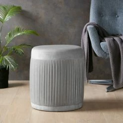 Top 10 🔥 Madison Park Christel Light Grey Accent Ottoman 👏