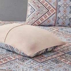 Coupon ⭐ Madison Park Ella Blue/ Blush Printed Microfiber Reversible Coverlet Set 😍 -Madison Park Sales unnamed file 5453