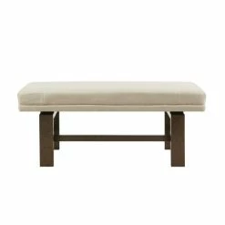 Cheapest 👏 Madison Park Ashford Natural Upholstered Accent Bench 🛒 -Madison Park Sales unnamed file 5455