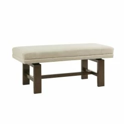 Cheapest 👏 Madison Park Ashford Natural Upholstered Accent Bench 🛒 -Madison Park Sales unnamed file 5456