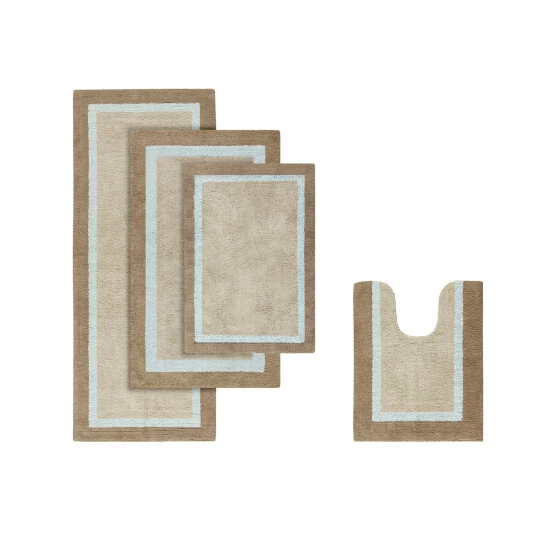 Best Sale ⭐ Madison Park Tradewinds Cotton Bath Rug Blue ❤️ 3 Best Sale ⭐ Madison Park Tradewinds Cotton Bath Rug Blue ❤️