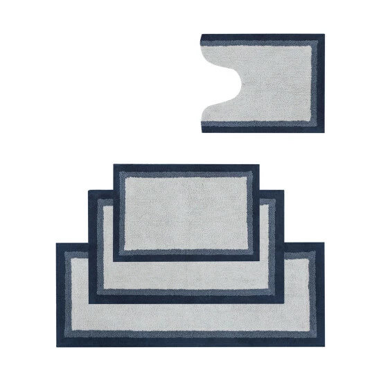 Best Sale ⭐ Madison Park Tradewinds Cotton Bath Rug Blue ❤️ 10 Best Sale ⭐ Madison Park Tradewinds Cotton Bath Rug Blue ❤️ - Image 8