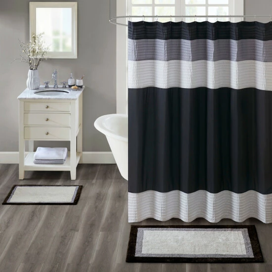 Coupon ๐ Madison Park Infinity Black Cotton Bath Rug โ๏ธ 3 Coupon ๐ Madison Park Infinity Black Cotton Bath Rug โ๏ธ