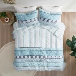 Flash Sale 👏 Madison Park Ellis Reversible Cotton Coverlet Set Blue 💯 -Madison Park Sales unnamed file 5607