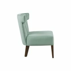Discount 👏 Madison Park Rile Seafoam Upholstered Armless Accent Lounge Chair 👏 -Madison Park Sales unnamed file 5611