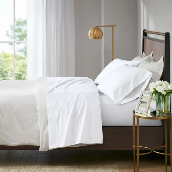 New ๐ Madison Park 500TC Egyptian Cotton Anti-Microbial Sheet Set Ivory ๐คฉ 6 New ๐ Madison Park 500TC Egyptian Cotton Anti-Microbial Sheet Set Ivory ๐คฉ - Image 4