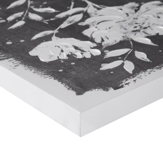 Brand new 🥰 Madison Park Cassia Black/ White Floral Embellished Canvas 2 Piece Set ✨ 9 Brand new 🥰 Madison Park Cassia Black/ White Floral Embellished Canvas 2 Piece Set ✨ - Image 7