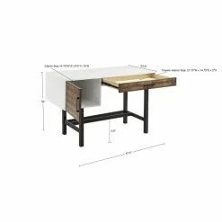 Flash Sale ๐งจ Madison Park Abram White/ Brown Writing Desk With Drawer ๐ 14 Flash Sale ๐งจ Madison Park Abram White/ Brown Writing Desk With Drawer ๐ -Madison Park Sales unnamed file 5699