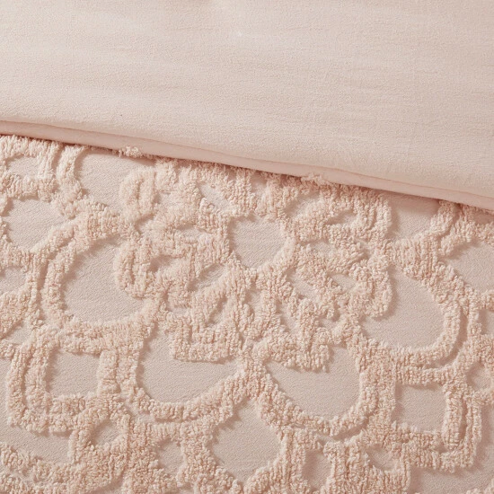 Cheapest ๐ Madison Park Virginia Tufted Cotton Chenille Medallion Duvet Cover Set Blush ๐ 10 Cheapest ๐ Madison Park Virginia Tufted Cotton Chenille Medallion Duvet Cover Set Blush ๐ - Image 8