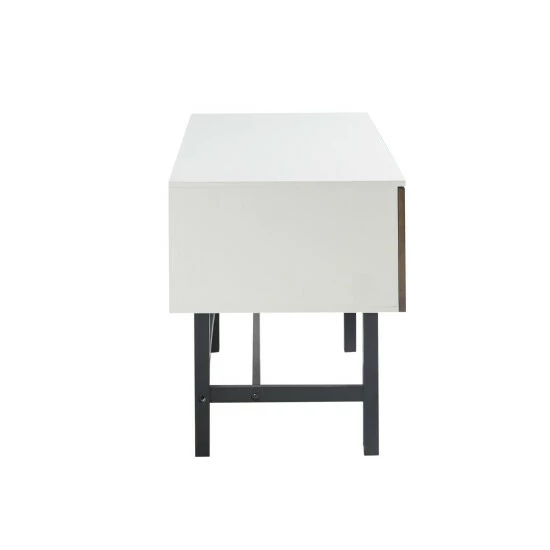 Flash Sale ๐งจ Madison Park Abram White/ Brown Writing Desk With Drawer ๐ 8 Flash Sale ๐งจ Madison Park Abram White/ Brown Writing Desk With Drawer ๐ - Image 6
