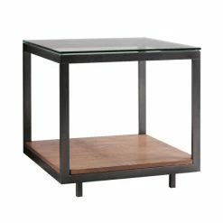 Buy 💯 Madison Park Leo Iron/ Walnut End Table 💯 -Madison Park Sales unnamed file 5721