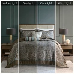 Brand new 😉 Madison Park Whitman 5 Piece Reversible Jacquard Bedspread Set Burgundy 🎉 -Madison Park Sales unnamed file 575