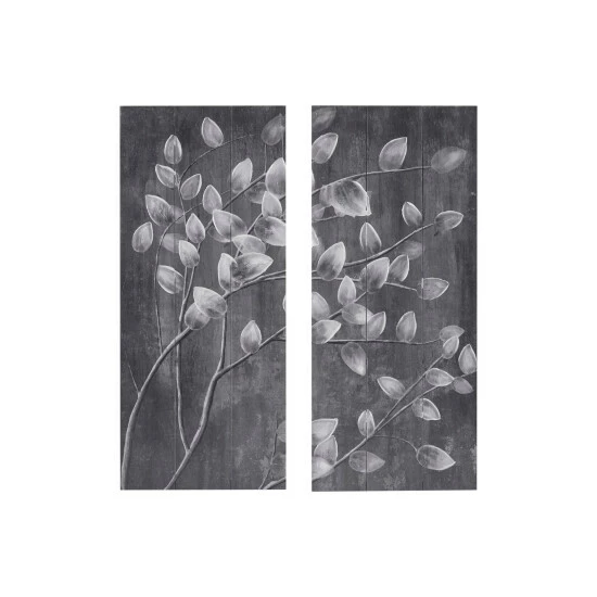 Buy ๐ Madison Park Grey Branches Reclaimed Grey Print On Wood With 50-percent Handpaint 2 Piece Set ๐ 4 Buy ๐ Madison Park Grey Branches Reclaimed Grey Print On Wood With 50-percent Handpaint 2 Piece Set ๐ - Image 2