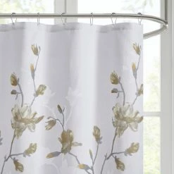 Best Sale 🌟 Madison Park Sylvan Floral Printed Burnout Shower Curtain Aqua 😀 -Madison Park Sales unnamed file 5806