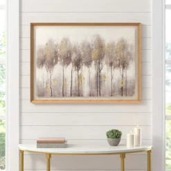 Wholesale 🌟 Madison Park Enchanted Forest Landscape 100% Hand Painted Framed Shadow Box Single Piece Canvas ✔️