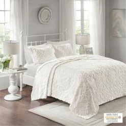 Buy ❤️ Madison Park Sarah Tufted Cotton Chenille Bedspread Set Taupe 😍 -Madison Park Sales unnamed file 583