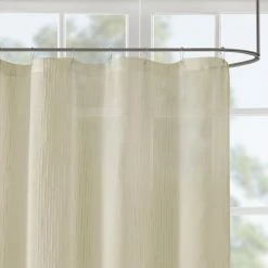 Flash Sale 🤩 Madison Park Lydia Sheer Shower Curtain Linen 🌟 -Madison Park Sales unnamed file 5832
