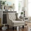 Cheapest 😀 Madison Park Jewel Tufted Wingback Upholstered Club Chair Grey 👏