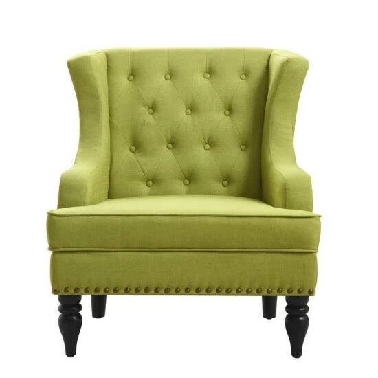 Cheapest ๐ Madison Park Jewel Tufted Wingback Upholstered Club Chair Grey ๐ 8 Cheapest ๐ Madison Park Jewel Tufted Wingback Upholstered Club Chair Grey ๐ - Image 6