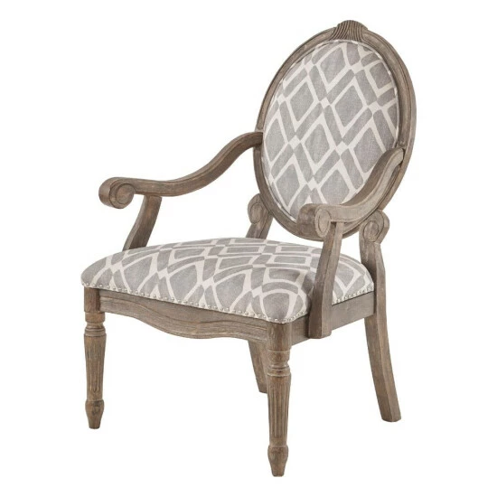 Promo 👏 Madison Park Cole Exposed Wood Arm Chair 😀 5 Promo 👏 Madison Park Cole Exposed Wood Arm Chair 😀 - Image 3