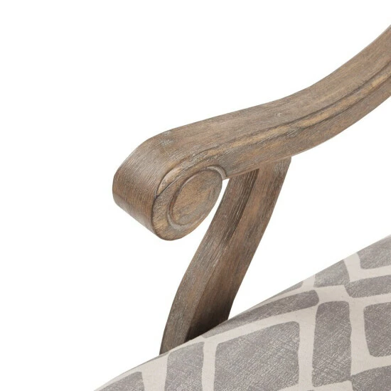 Promo 👏 Madison Park Cole Exposed Wood Arm Chair 😀 10 Promo 👏 Madison Park Cole Exposed Wood Arm Chair 😀 - Image 8