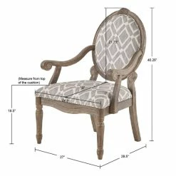 Promo 👏 Madison Park Cole Exposed Wood Arm Chair 😀 20 Promo 👏 Madison Park Cole Exposed Wood Arm Chair 😀 -Madison Park Sales unnamed file 5907