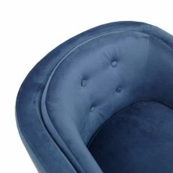 Best Pirce 👏 Madison Park Cora Blue Upholstered Tufted Mid-Century Accent Chair 👏 -Madison Park Sales unnamed file 5932