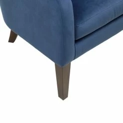 Best Pirce 👏 Madison Park Cora Blue Upholstered Tufted Mid-Century Accent Chair 👏 -Madison Park Sales unnamed file 5934