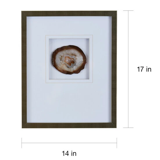 Budget ๐ Madison Park Natural Agate 100-percent Real Stone Framed Graphic (4- Inch Agate) โญ 7 Budget ๐ Madison Park Natural Agate 100-percent Real Stone Framed Graphic (4- Inch Agate) โญ - Image 5