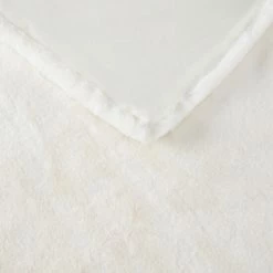 Best Pirce 🌟 Madison Park Sienna Solid Premium Faux Fur Throw Ivory 💯 -Madison Park Sales unnamed file 5993