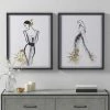 Coupon 👏 Madison Park Posh Postures Foiled Single Mat Framed Wall Art 2 Piece Set 😉 -Madison Park Sales unnamed file 5997