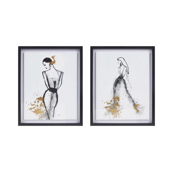 Coupon ๐ Madison Park Posh Postures Foiled Single Mat Framed Wall Art 2 Piece Set ๐ 10 Coupon ๐ Madison Park Posh Postures Foiled Single Mat Framed Wall Art 2 Piece Set ๐ - Image 8