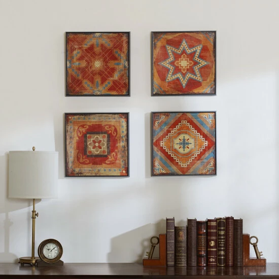 Wholesale ✔️ Madison Park Moroccan Tile Gel 🧥 Coat Deco Box 4-piece Set 😍 3 Wholesale ✔️ Madison Park Moroccan Tile Gel 🧥 Coat Deco Box 4-piece Set 😍