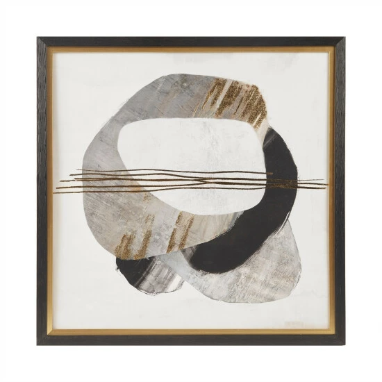 Best Sale ๐ Madison Park Skipping Stones Black Geo UV Printed Shadowbox 2 Piece Wall Art Set ๐ 4 Best Sale ๐ Madison Park Skipping Stones Black Geo UV Printed Shadowbox 2 Piece Wall Art Set ๐ - Image 2