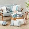 New โค๏ธ Madison Park Bolinas Printed Stripe 3M Scotchgard Outdoor Square Pillow - 20x20" Black ๐ 1 New โค๏ธ Madison Park Bolinas Printed Stripe 3M Scotchgard Outdoor Square Pillow - 20x20" Black ๐ -Madison Park Sales unnamed file 6137