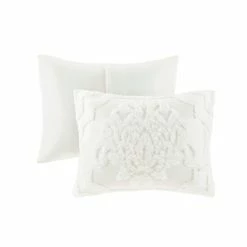 Best Pirce 🛒 Madison Park Aeriela Tufted Cotton Chenille Damask Comforter Set Off White 🌟 -Madison Park Sales unnamed file 621