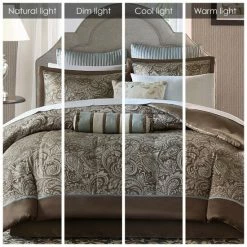 Cheapest ✔️ Madison Park Whitman Blue/ Brown Complete Comforter And Cotton Sheet Set 🧨 -Madison Park Sales unnamed file 651