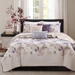Brand new 🎁 Madison Park Piper Reversible 6-piece Coverlet Set Blue 🔥