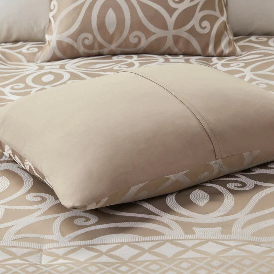 Wholesale π Madison Park Atlas Taupe 7 Piece Jacquard Comforter Set β 12 Wholesale π Madison Park Atlas Taupe 7 Piece Jacquard Comforter Set β - Image 10